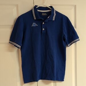 Kappa Blue Polo Shirt Vintage